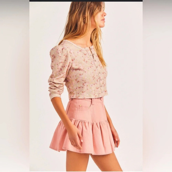 Loveshackfancy Dock Mini Skirt sz 6 - Picture 1 of 9